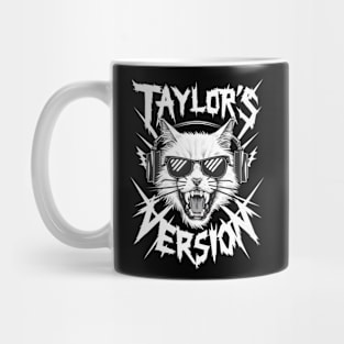 death metal taylors cat version Mug